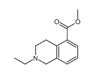 5-Isoquinolinecarboxylicacid,2-ethyl-1,2,3,4-tetrahydro-,methylester(8CI,9CI) structure