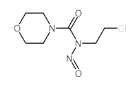 4-Morpholinecarboxamide,N-(2-chloroethyl)-N-nitroso- Structure