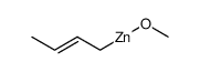 But-2-enylzinkmethanolat Structure