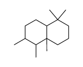 1,2,3,7,7-Pentamethyl-bicyclo<4.4.0>decan结构式