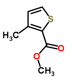 3-甲基噻吩-2-甲酸甲酯结构式