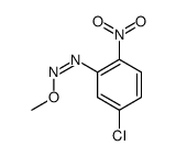 (Z)-1-(5-chloro-2-nitrophenyl)-2-methoxydiazene Structure