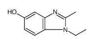 1H-Benzimidazol-5-ol,1-ethyl-2-methyl-(9CI)结构式