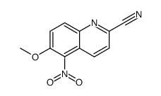 2-cyano-6-methoxy-5-nitroquinoline Structure
