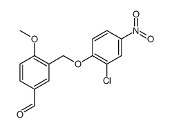 3-(2-CHLORO-4-NITRO-PHENOXYMETHYL)-4-METHOXY-BENZALDEHYDE picture