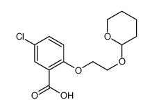 5-chloro-2-[2-(oxan-2-yloxy)ethoxy]benzoic acid结构式