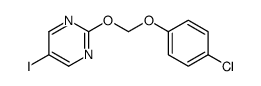 2-[(4-chlorophenoxy)methoxy]-5-iodopyrimidine结构式