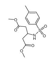 dimethyl 3-((4-methylphenyl)sulfonamido)pentanedioate Structure