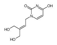 1-[4-hydroxy-3-(hydroxymethyl)but-2-enyl]pyrimidine-2,4-dione结构式