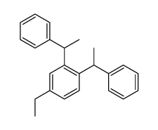 4-ethyl-1,2-bis(1-phenylethyl)benzene Structure