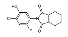 2-(4-chloro-2-fluoro-5-hydroxyphenyl)-4,5,6,7-tetrahydroisoindole-1,3-dione结构式