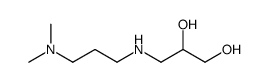 3-[3-(dimethylamino)propylamino]propane-1,2-diol结构式