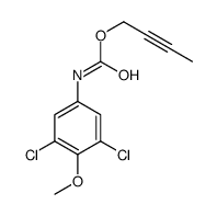 but-2-ynyl N-(3,5-dichloro-4-methoxyphenyl)carbamate结构式