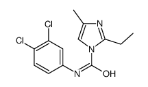 N-(3,4-dichlorophenyl)-2-ethyl-4-methylimidazole-1-carboxamide Structure