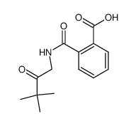 N-(3,3-dimethyl-2-oxo-butyl)-phthalamic acid结构式