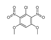 3-chloro-1,5-dimethoxy-2,4-dinitro-benzene结构式
