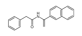 N-(1-naphthalen-2-yl-vinyl)-2-phenylacetamide Structure