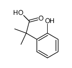 2-(2-Hydroxyphenyl)isobutyric Acid Structure