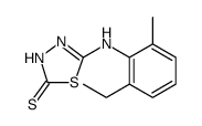 5-[(2-ETHYL-6-METHYLPHENYL)AMINO]-1,3,4-THIADIAZOLE-2-THIOL结构式