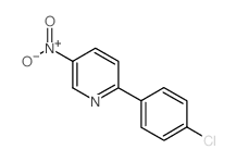 2-(4-Chlorophenyl)-5-nitropyridine结构式