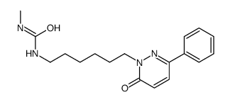 1-methyl-3-[6-(6-oxo-3-phenylpyridazin-1-yl)hexyl]urea结构式