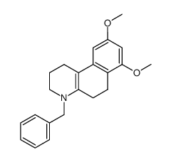 7,9-dimethoxy-4-benzyl-1,2,3,4,5,6-hexahydrobenzoquinoline结构式