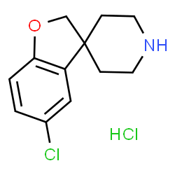 5-Chloro-2H-spiro[1-benzofuran-3,4'-piperidine] hydrochloride结构式