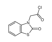 2-oxo-3-benzothiazolineacetyl chloride结构式