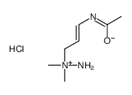 3-acetamidoprop-2-enyl-amino-dimethylazanium,chloride结构式