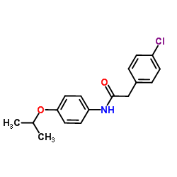2-(4-Chlorophenyl)-N-(4-isopropoxyphenyl)acetamide Structure