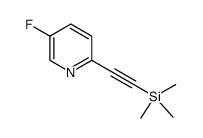 5-fluoro-2-((trimethylsilyl)ethynyl)pyridine结构式