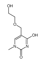 5-(2-hydroxyethoxymethyl)-1-methylpyrimidine-2,4-dione结构式