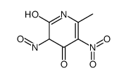 6-methyl-5-nitro-3-nitroso-1H-pyridine-2,4-dione结构式