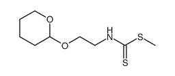 [2-[(Tetrahydro-2H-pyran-2-yl)oxy]ethyl]carbamodithioic Acid Methyl Ester Structure