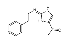 1-[2-(2-pyridin-4-ylethylamino)-1H-imidazol-5-yl]ethanone结构式