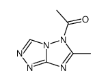 5H-s-Triazolo[4,3-b]-s-triazole, 5-acetyl-6-methyl- (7CI) structure