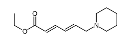 ethyl 6-piperidin-1-ylhexa-2,4-dienoate Structure