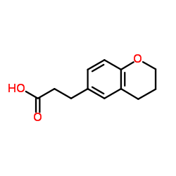 3-(3,4-Dihydro-2H-chromen-6-yl)propanoic acid结构式