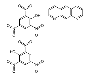 pyrido[3,2-g]quinoline,2,4,6-trinitrophenol Structure