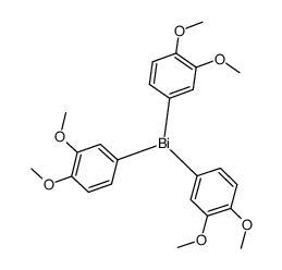 tris(3,4-dimethoxyphenyl)bismuthane结构式