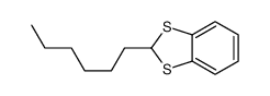 2-hexyl-1,3-benzodithiole结构式