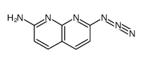 1,8-Naphthyridin-2-amine,7-azido- Structure