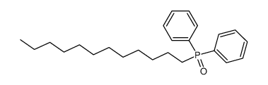 n-dodecyl-diphenylphosphine oxide结构式
