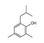 6-(2-methylpropyl)-2,4-xylenol结构式