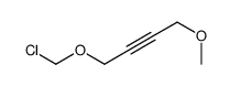 1-(chloromethoxy)-4-methoxybut-2-yne结构式
