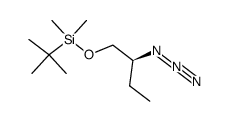 ((S)-2-azidobutoxy)(tert-butyl)dimethylsilane Structure