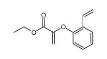 ethyl 2-(2-vinylphenoxy)acrylate Structure