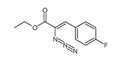 ethyl 2-azido-3-(4-fluorophenyl)acrylate结构式