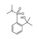 Benzenesulfonamide, 2-(1-hydroxy-1-methylethyl)-N,N-dimethyl Structure
