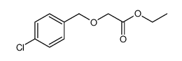 Acetic acid, 2-[(4-chlorophenyl)methoxy]-, ethyl ester结构式